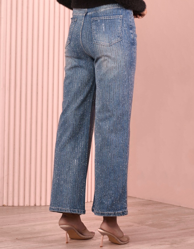 Azzurielle - Suky Crystal-embellished Jeans