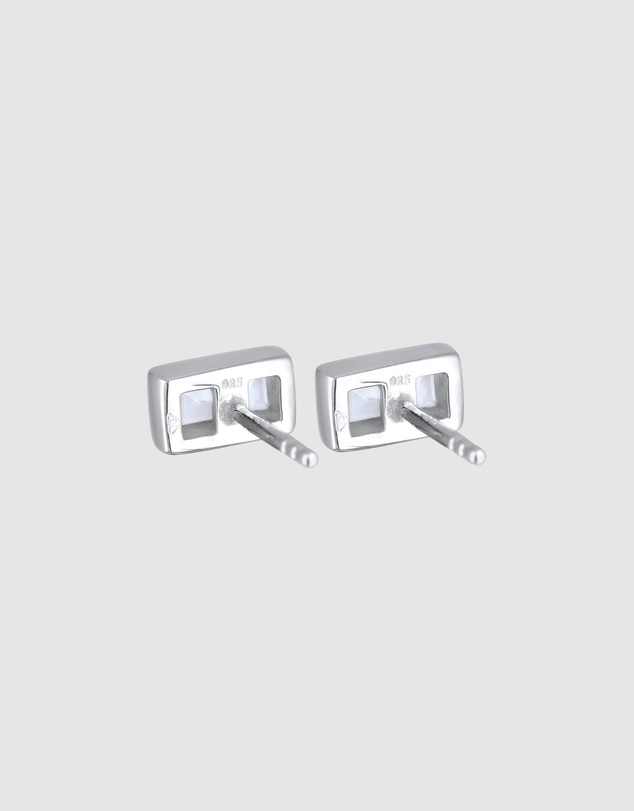 Kuzzoi - ICONIC EXCLUSIVE - Topaz Stud Earrings in 925 Sterling Silver