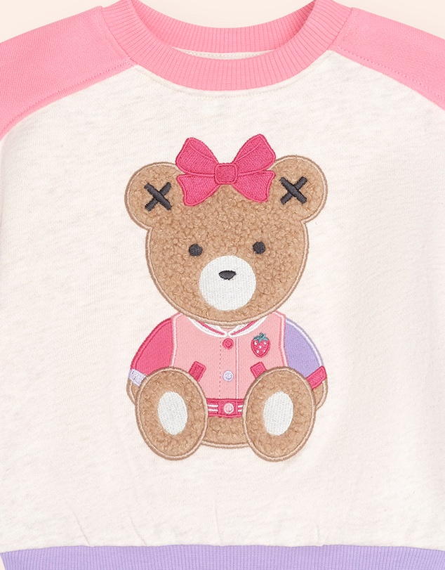 Huxbaby - Colour Block Sitting Huxette Sweatshirt - Babies-Teens