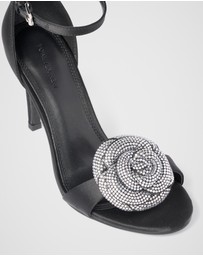 Forever New - Joanna Jewelled Flower Sandals