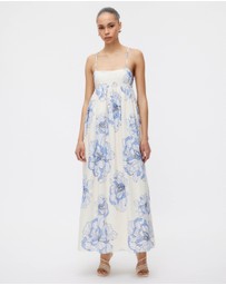 Minima Esenciales - Rosa Linen Maxi Dress