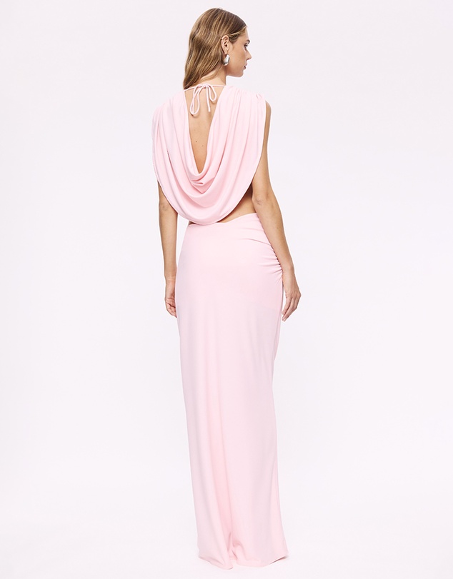 Suboo - Jasmine Cutout Draped Gown