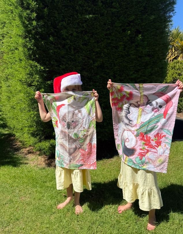 Linen House - Bush Christmas Possum Tea Towel
