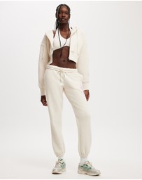 Cotton On Body Active - Plush Boxy Cropped Zip Through
