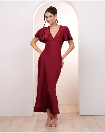 Pilgrim - Nataly Flutter Sleeve Gown