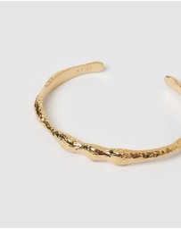Arms Of Eve - Jayde Gold Cuff Bracelet