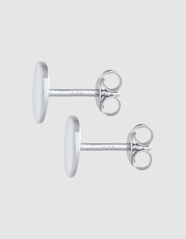 Elli Jewelry - Circle Stud Earrings in 925 Silver