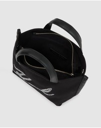 Karl Lagerfeld - K/Signature East-West Rhinestone Mini Tote Bag