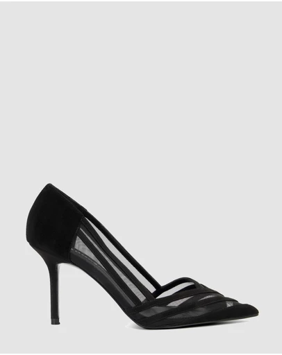 Dune London - Axis - Black Suede