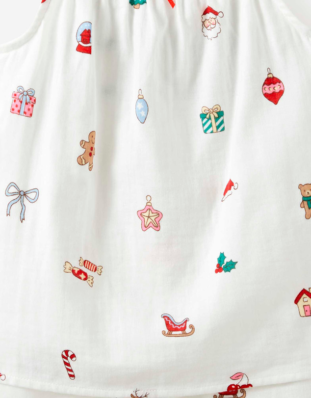 Cotton On Kids - Kids Babydoll Family Christmas Pj Set