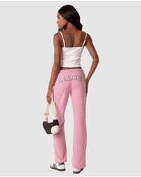 EDIKTED - Malibu Straight Flared Sweatpants