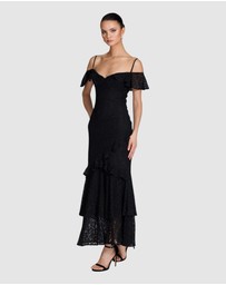 Romance by Honey and Beau - Trianna Off Shoulder Lace Dress