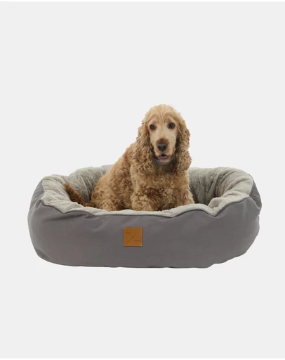 Mog & Bone - 4 Seasons Reversible Circular Dog Bed - Mocha