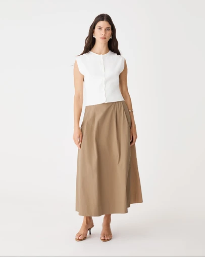 Forcast - Willow Cotton Belted Skirt