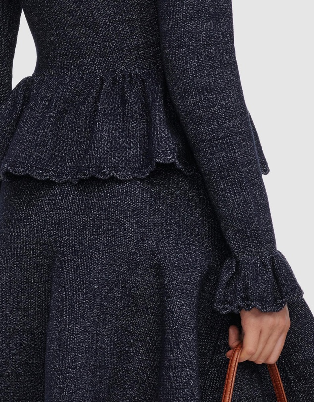Self Portrait - Textured Knit Mini Dress