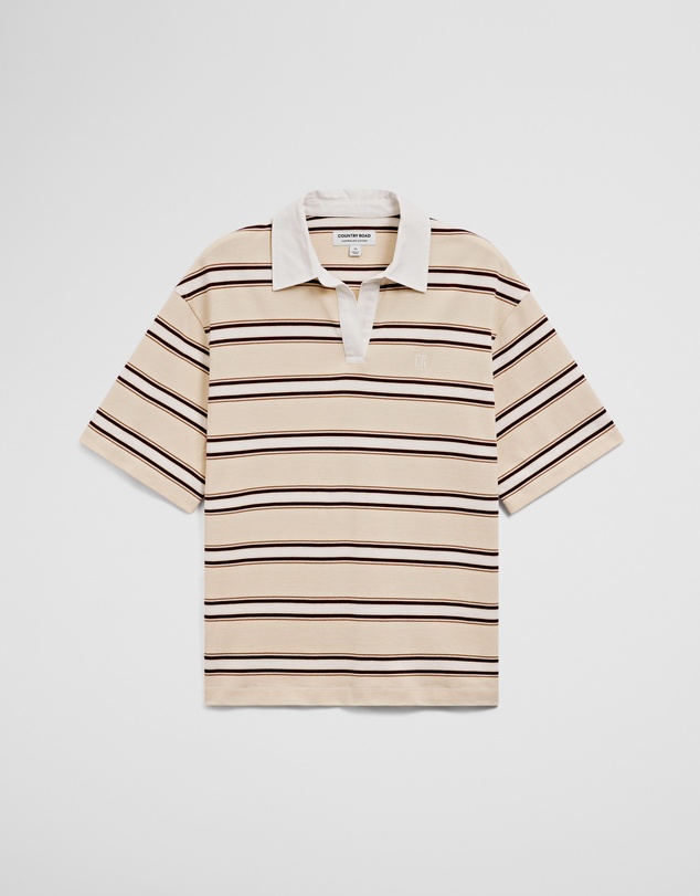 Country Road - Stripe Rugby Polo
