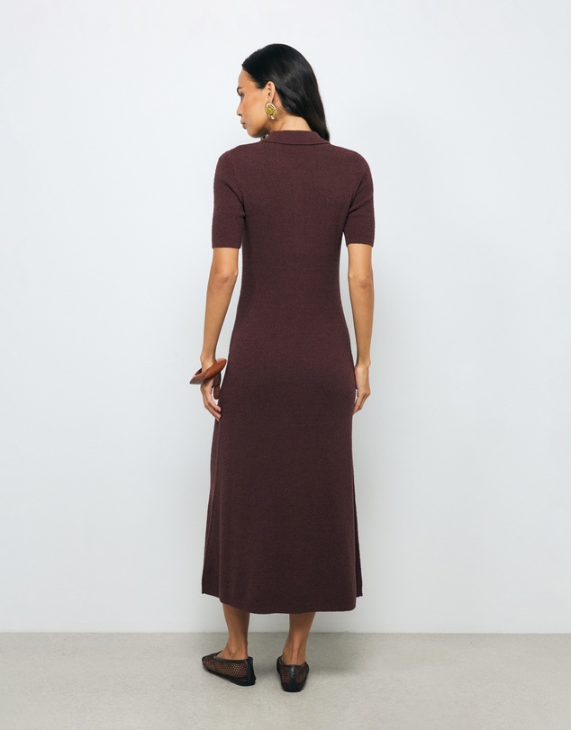 AERE - Asha Textured Knit Dress