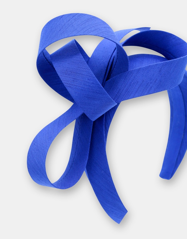 Morgan & Taylor - Mel Fascinator in Cobalt Blue
