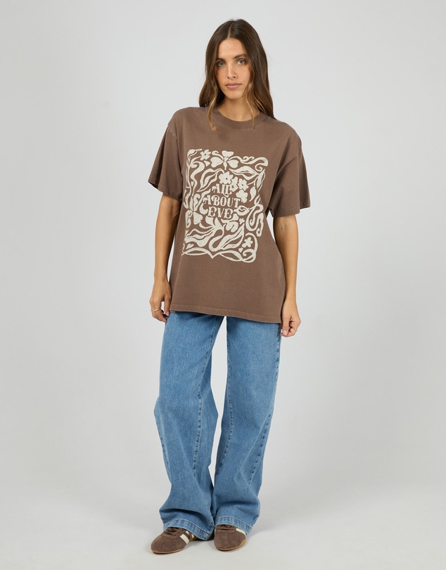 All About Eve - Fields Relaxed Tee Coffee