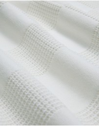Calibre - Grid Stitch Polo White