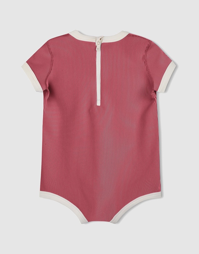 Zulu & Zephyr Mini - Mini Stripe Rib Infant Onesie - Babies-Kids