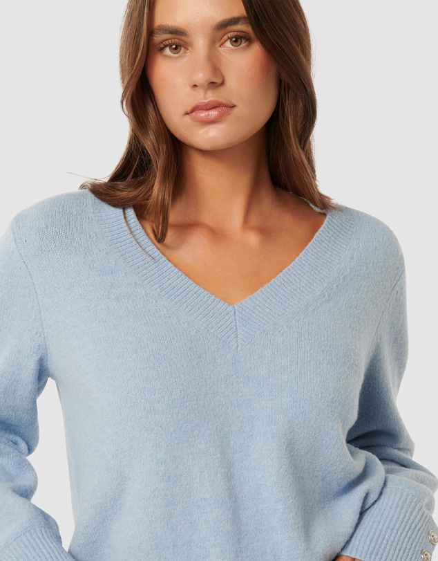 Forever New - Sabrina Button Cuff Knit Jumper