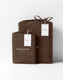 Aura Home - Emile Linen Quilt Cover