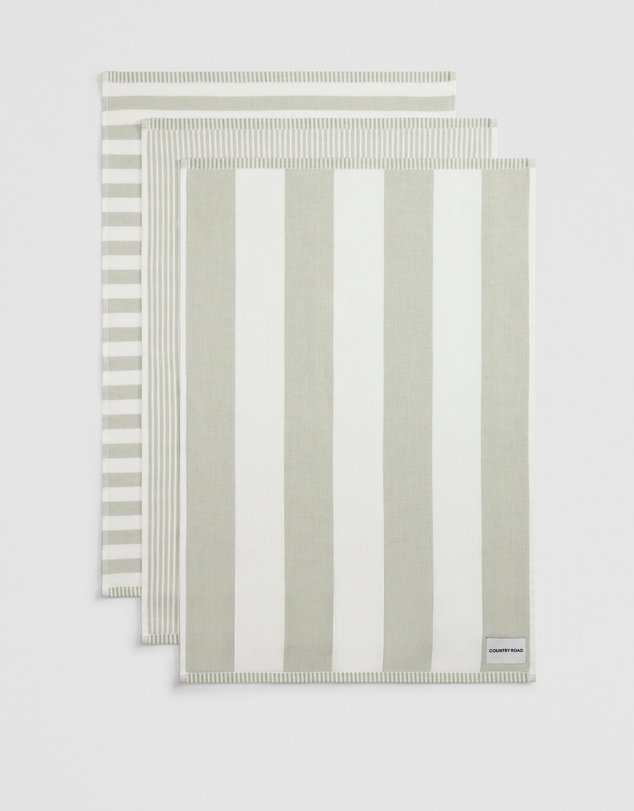 Country Road - Isa Australian Cotton Tea Towel Pack Of 3