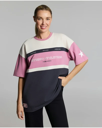 Rockwear - Blocked Baggy Fit Tee