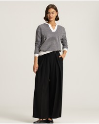 IDA+S - Petra Merino Silk Stripe Pullover