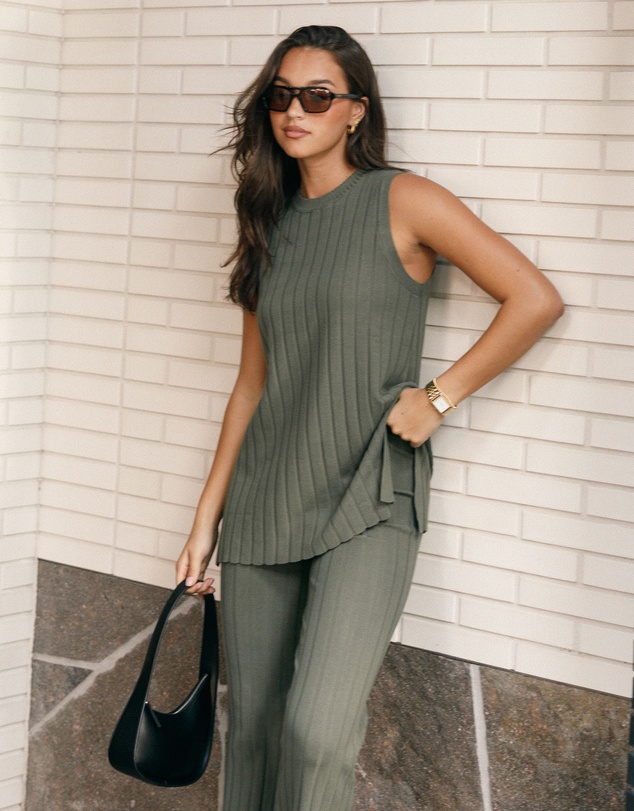 Petal & Pup - Silvie Knitted Set - Olive