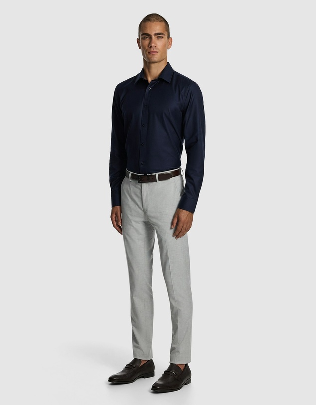 yd. - Maximum Two Ply Cotton Premium Slim Dress Shirt