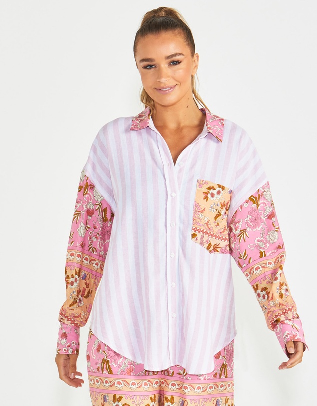 Sass - Chiara Spliced Shirt