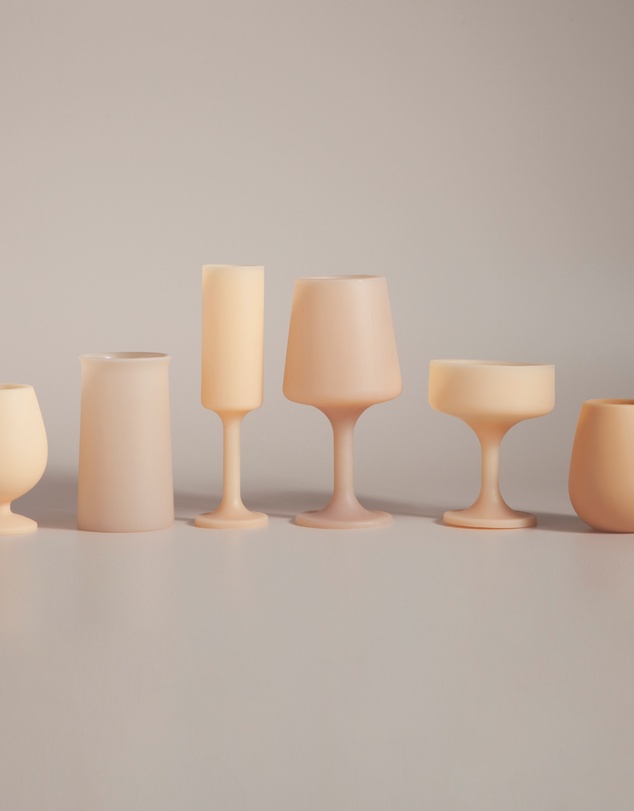 porter green - stemm | silicone unbreakable wine glasses