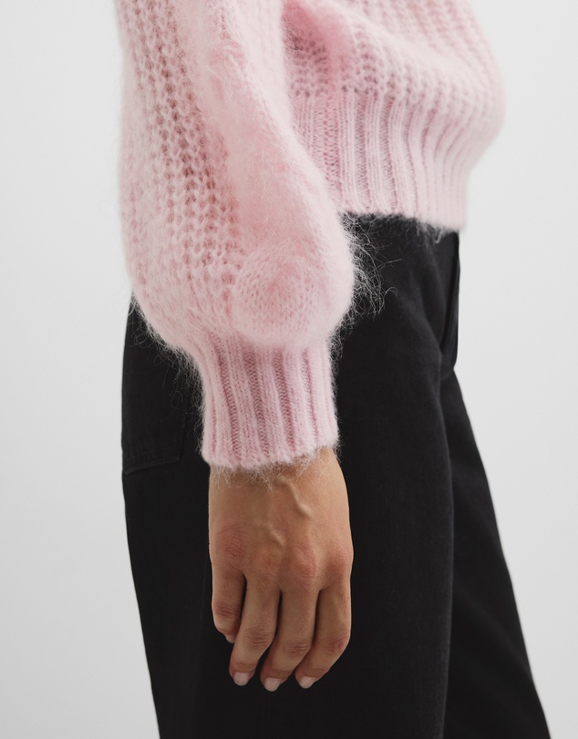 Country Road - Lofty Merino Wool Funnel Neck Knit