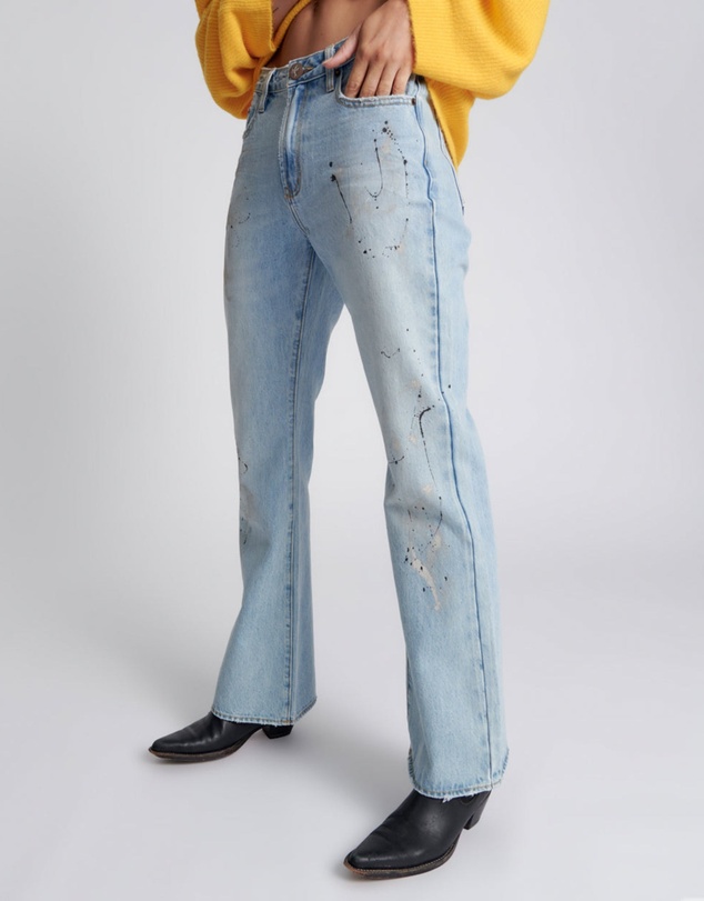 ONE TEASPOON - Fleetwood Artiste Charlie Slim High Waist Flared Jeans