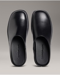 Calvin Klein - Square Leather Mules