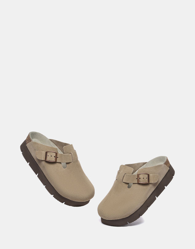 EVERAU - EverAU Ugg Brooklyn Platform Cow Suede Upper Clogs