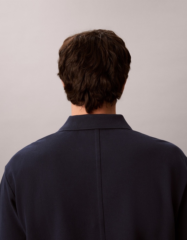 Calvin Klein Jeans - Script Logo Graphic Pique Relaxed Polo Shirt