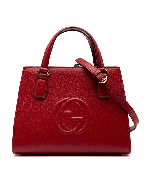 Pre-Loved by Azura Reborn - Pre-Loved Medium Dollar Calf Soho Top Handle Convertible Tote