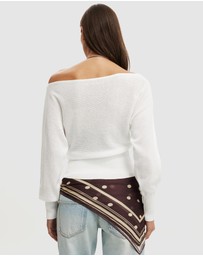 Cotton On - The Breezy LS Batwing Knit Top