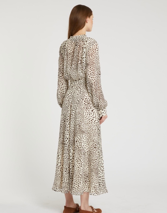 Marella - Printed Georgette Midi Dress