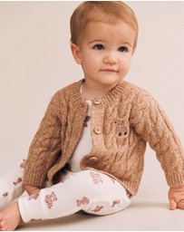 Huxbaby - 3-Piece Beary Snuggly Newborn Gift Set - Babies-Kids