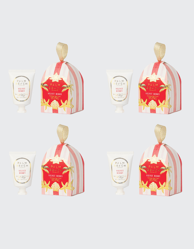 Palm Beach Collection - 4 Pack Hanging Hand Cream 50ml Velvet Berry