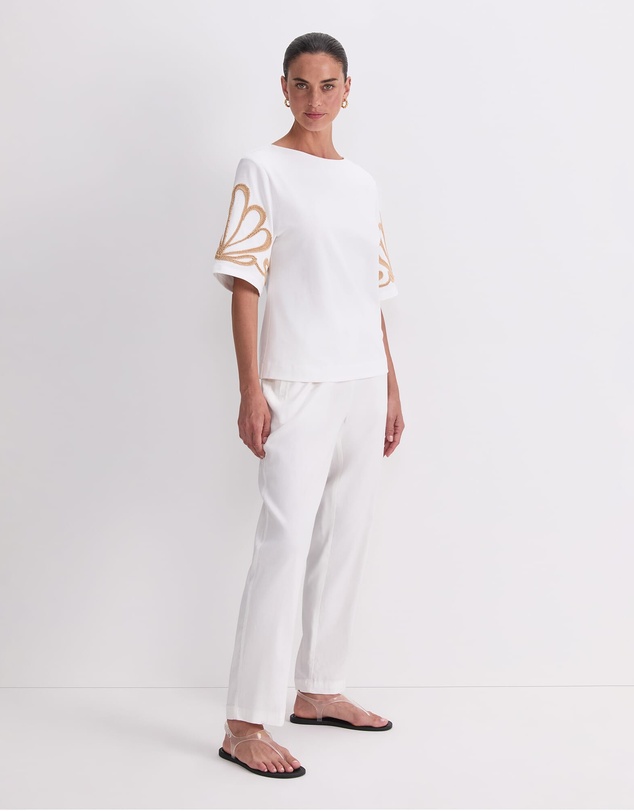 Sportscraft - Eliza Embroidery Top