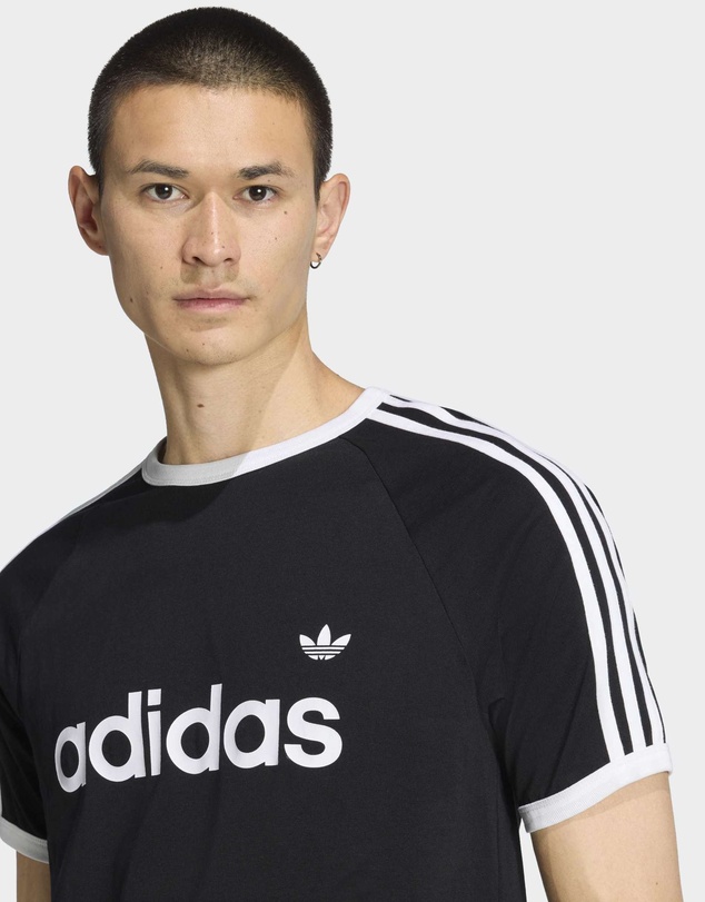 adidas Originals - 3-Stripes Slim Ringer T-Shirt Mens