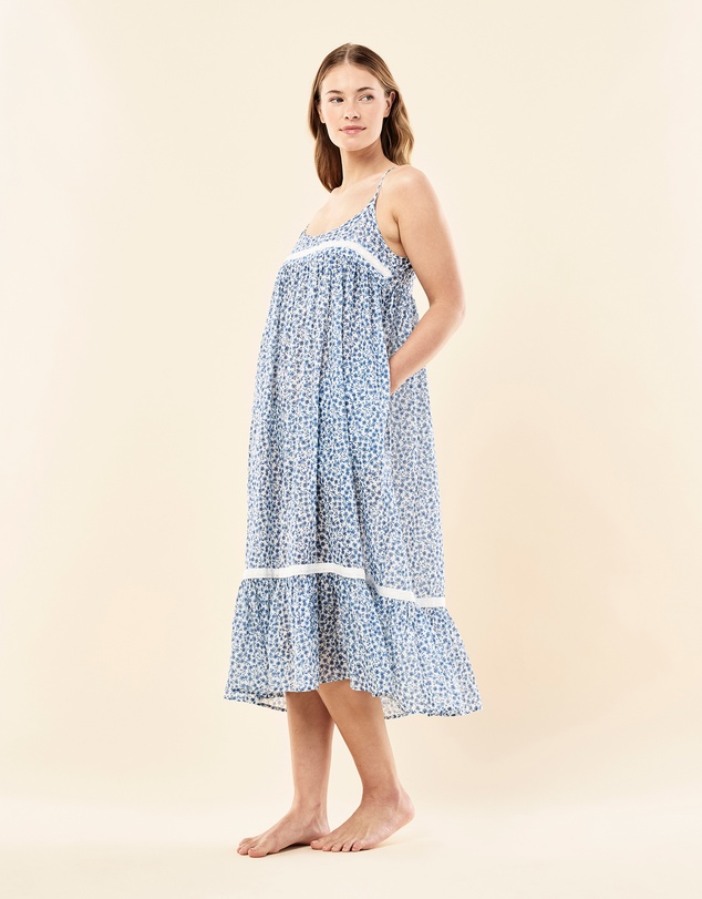 Papinelle - Sorrento Lace Trim Maxi Nightie