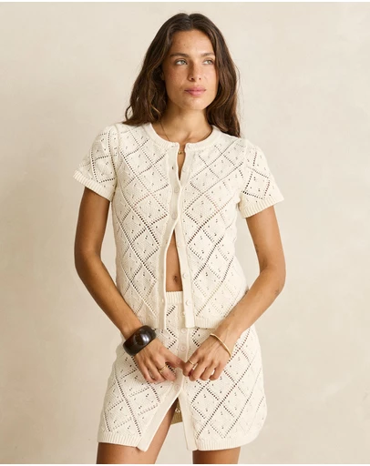 Rhythm - Jaffa Short Sleeve Cardigan