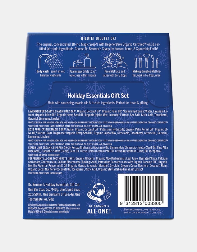 Dr Bronner's - Holiday Essentials Gift Set