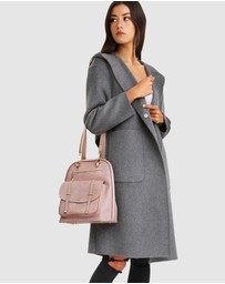 Belle & Bloom - Walk This Way Wool Blend Hooded Coat